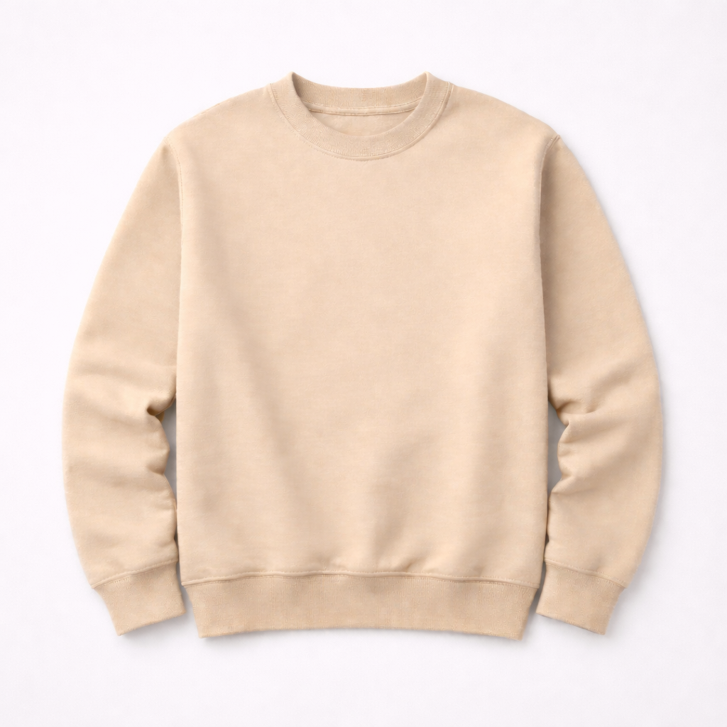 Tan Crewneck Blank