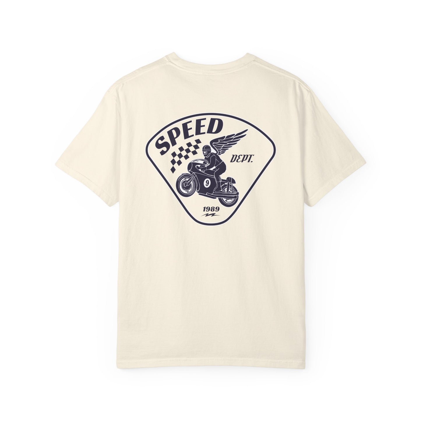 Born to Race motorcycle graphic T-shirt | Speed Dept vintage racer back print