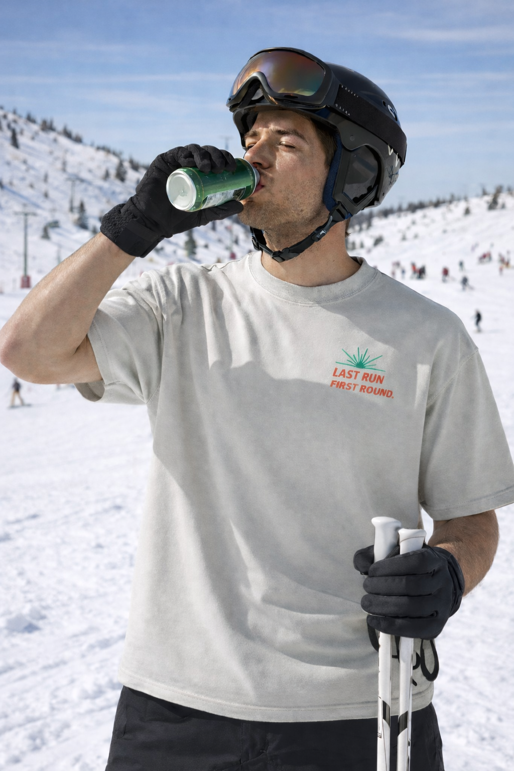 Après Ski Team T-shirt | Vintage Ski Logo, Back Graphic