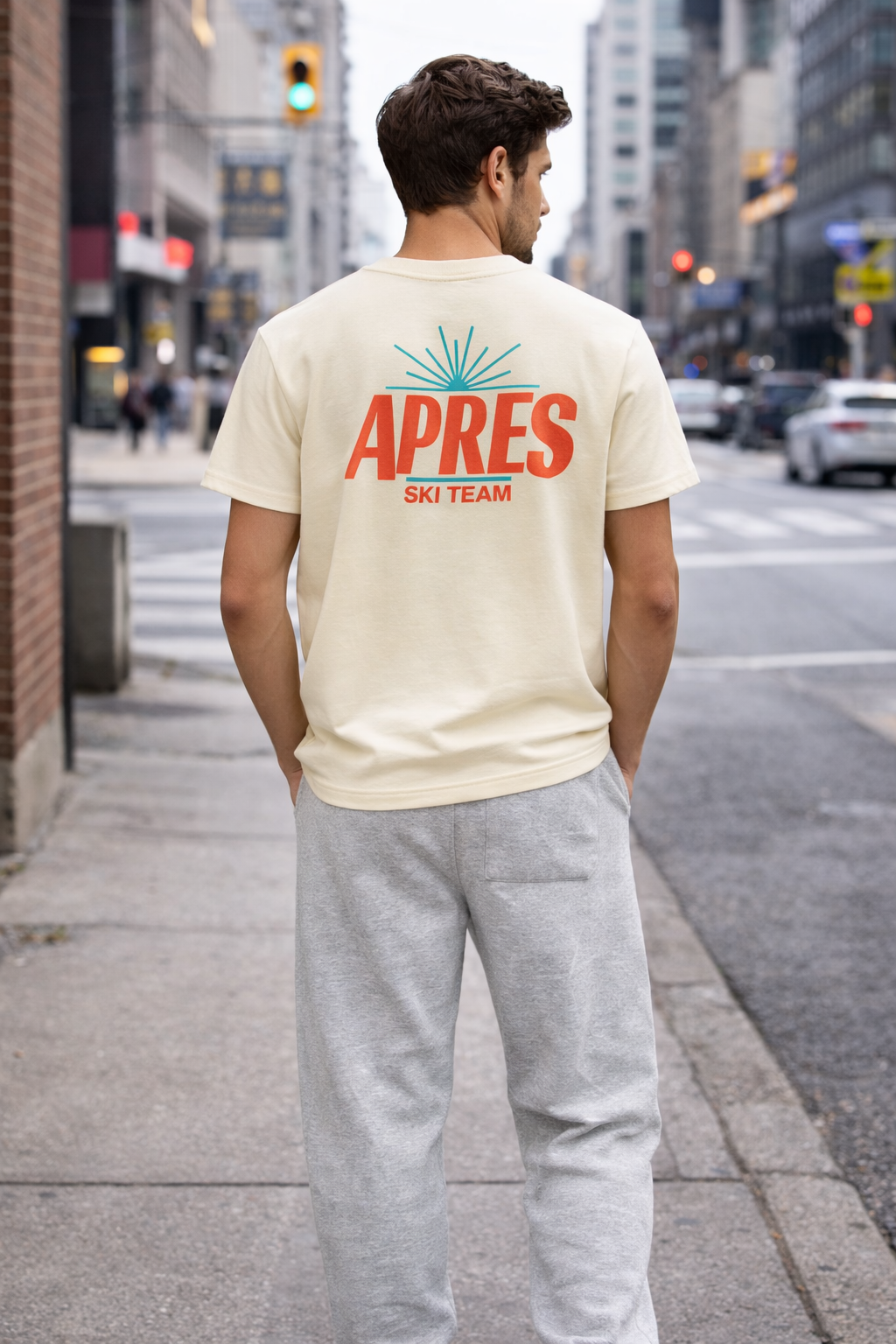 Après Ski Team T-shirt | Vintage Ski Logo, Back Graphic
