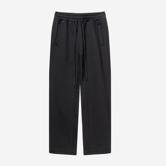 Heavyweight Sweatpants Wide Leg (Black)